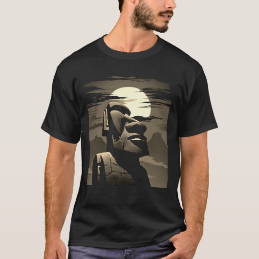 Rapa Nui, Moai T-Shirt (Vorderseite)