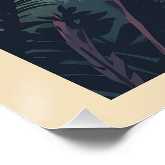 Rapa Nui Nationalpark - Chile - Osterinsel Poster (Ecke)