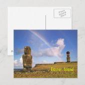 Rapa Nui, Osterinsel Postkarte (Vorne/Hinten)