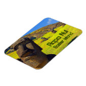 Rapa Nui Osterinsel stilisiert Magnet (Linke Seite)