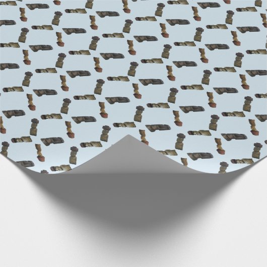 Rapa Nui Verpackung 1 Geschenkpapier (Ecke)