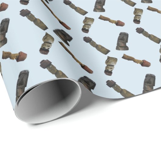 Rapa Nui Verpackung 1 Geschenkpapier (Rolleneckpunkt)