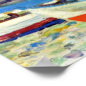 Rapallo-Boote von Vassily Kandinsky Poster (Ecke)