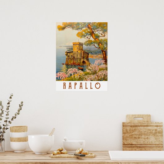 Rapallo, Italien Poster (Küche)