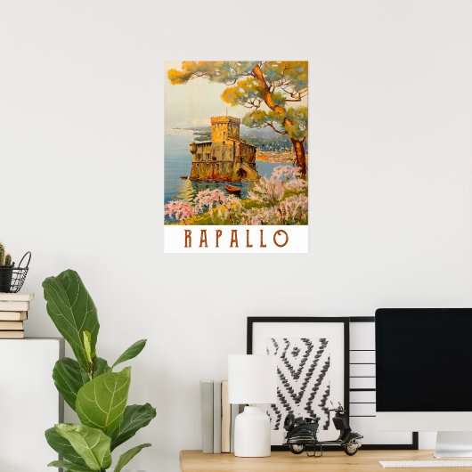 Rapallo, Italien Poster (Heimbüro)