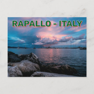 Rapallo, Italien Postkarte