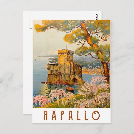 Rapallo, Italien Postkarte (Vorne/Hinten)