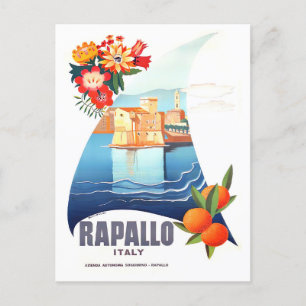 Rapallo Italien Reisen in alter Zeit Postkarte