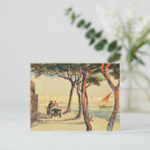 Rapallo, Italien - Vintage italienische Kunst Postkarte (Stehend Vorderseite)