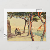 Rapallo, Italien - Vintage italienische Kunst Postkarte (Vorne/Hinten)