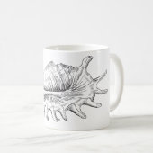 Rapana Seashell Kaffeetasse (VorderseiteRechts)