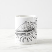 Rapana Seashell Kaffeetasse (Mittel)