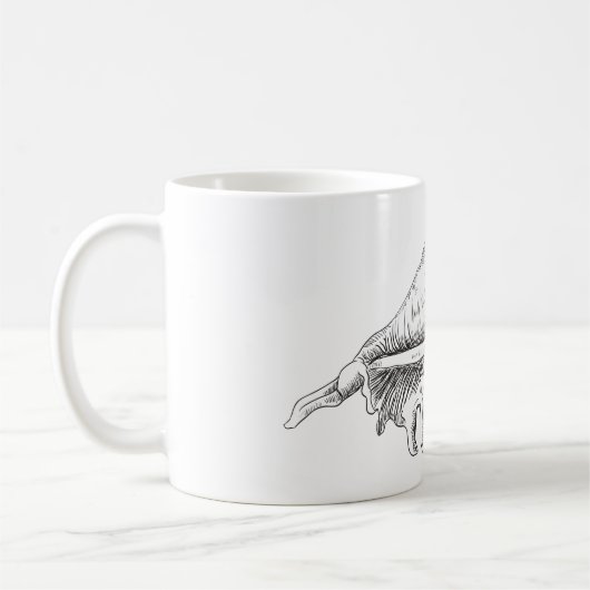Rapana Seashell Kaffeetasse (Links)