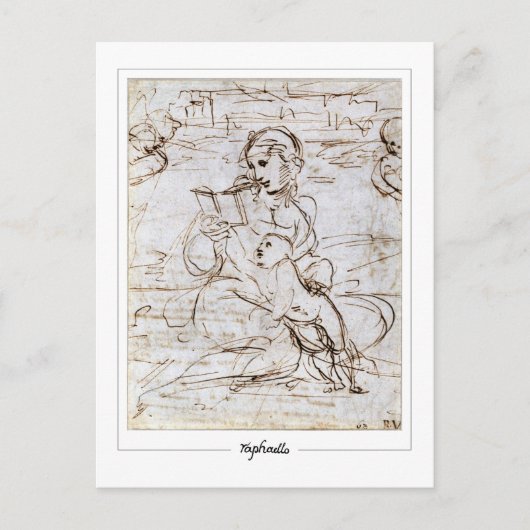 Raphael #100 - Fine Art Postcard Postkarte (Vorderseite)