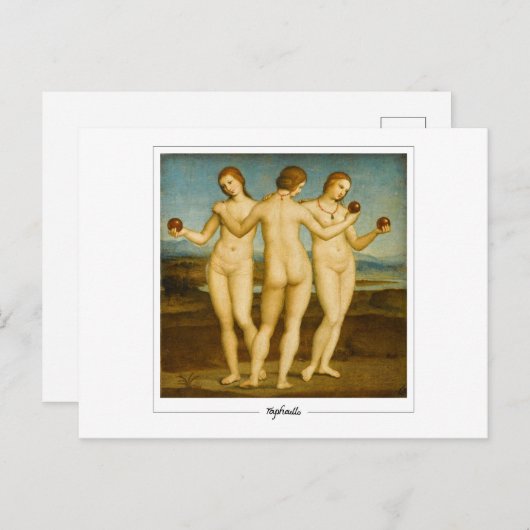 Raphael #4 - Fine Art Postcard Postkarte (Vorne/Hinten)
