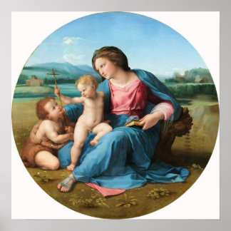 Raphael: Alba Madonna Poster