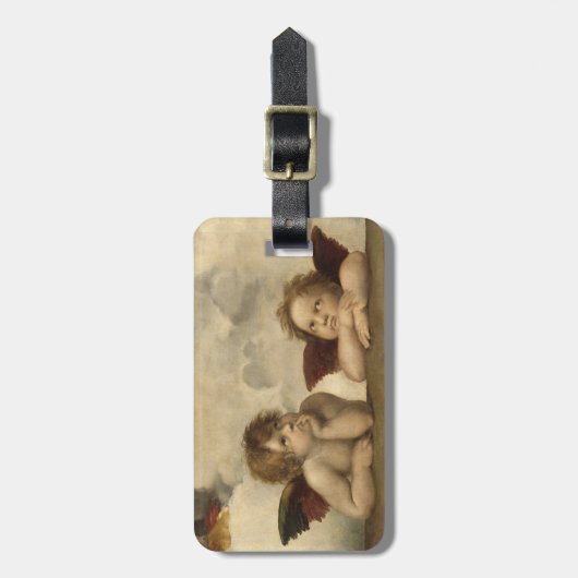 Raphael Angels Gepäckanhänger (Vorderseite vertikal)