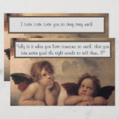 Raphael Angels Stationery Briefpapier (Vorne/Hinten)