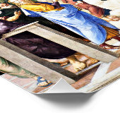 Raphael - Anklage des Heiligen Sakraments Poster (Ecke)