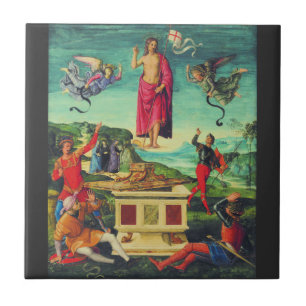 Raphael Auferstehung Jesu Christi Kunst Fliese