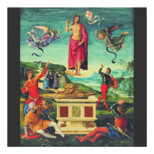 Raphael Auferstehung Jesu Christi Kunst Fotodruck