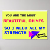 Raphael Canossa Das schönste Poster (Vorne)