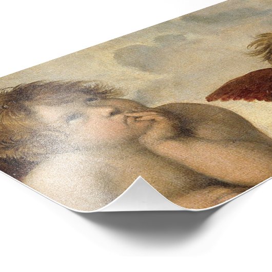 Raphael Cherubs Angels Fotodruck (Ecke)