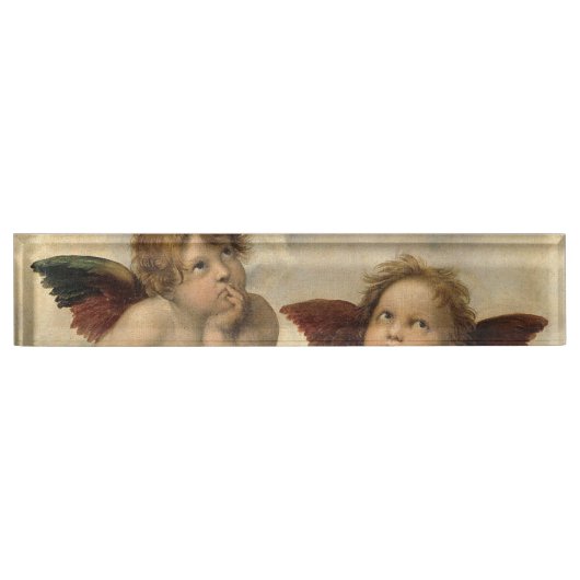 Raphael Cherubs Angels Namensplakette (Vorderseite)