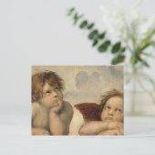 Raphael Cherubs Angels Postkarte (Stehend Vorderseite)