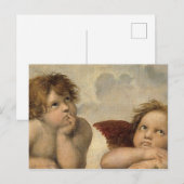 Raphael Cherubs Angels Postkarte (Vorne/Hinten)
