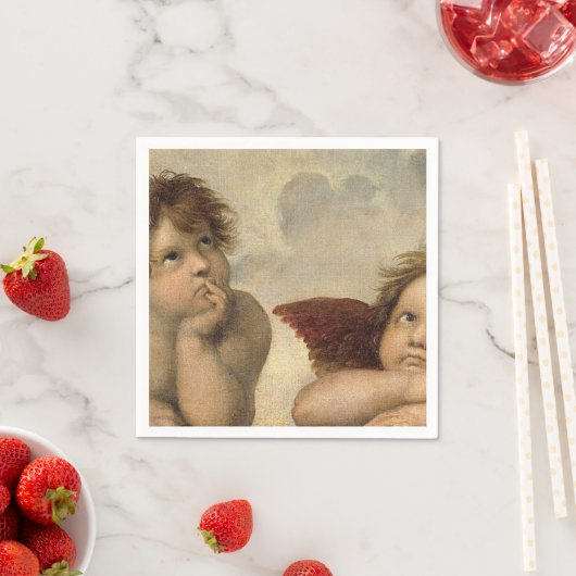 Raphael Cherubs Angels Serviette (Beispiel)