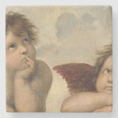 Raphael Cherubs Angels Steinuntersetzer (Vorderseite)
