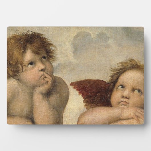Raphael Cherubs Engel Fotoplatte (Vorderseite)