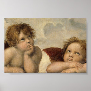 Raphael Cherubs Engel Poster