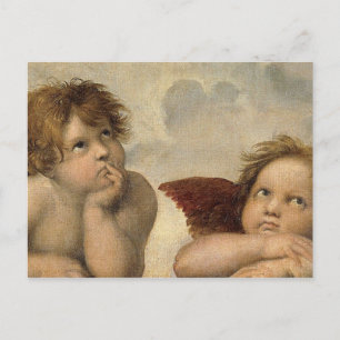 Raphael Cherubs Engel Postkarte