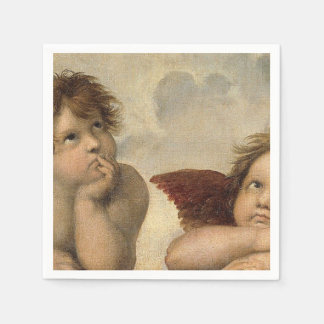 Raphael Cherubs Engel Serviette