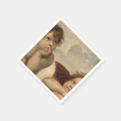 Raphael Cherubs Engel Serviette (Ecke)