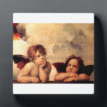 Raphael Cherubs Sistine Fotoplatte<br><div class="desc">Raphael Cherubs Sistine Madonna Plaque. Ölgemälde Altarbild von 1513-1514. Das Cherubim (putti) von Raphaels Sixtinische Madonna zählt zu den bekanntesten Werken des Künstlers. Die beiden Kirschen sind wohl die berühmtesten Engeldarstellungen der Welt. Der wahnsinnige Blick der beiden geflügelten Engel bezaubert das Publikum seit Jahrhunderten. Ein großartiges Geschenk für Fans von...</div>