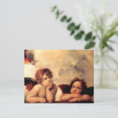 Raphael Cherubs Sistine Madonna Einladungen (Stehend Vorderseite)