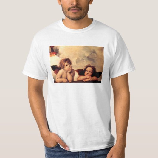 Raphael Cherubs Sistine Madonna T-Shirt (Vorderseite)