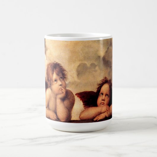 Raphael Cherubs Sistine Madonna Tasse (Mittel)