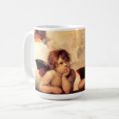 Raphael Cherubs Sistine Madonna Tasse (Vorderseite Links)