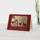 Raphael Cherubs Weihnachtskarte Feiertagskarte (Vorderseite)