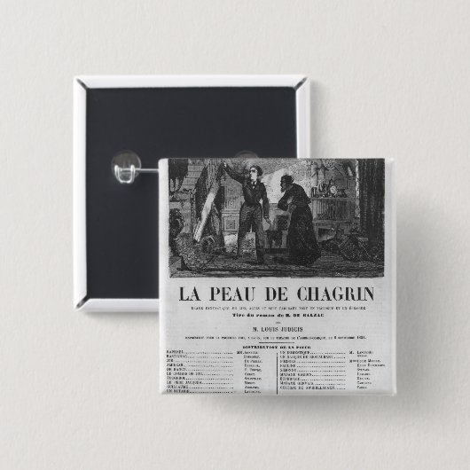 Raphael de Valentin und der Ladenbesitzer Button (Vorne & Hinten)