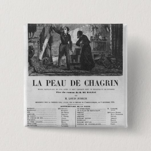 Raphael de Valentin und der Ladenbesitzer Button (Vorderseite)