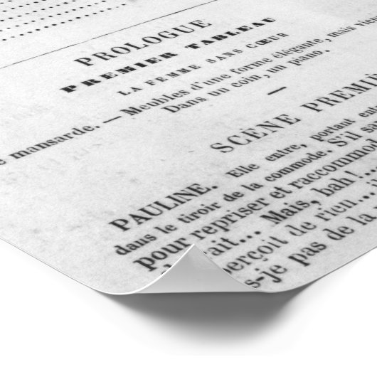 Raphael de Valentin und der Ladenbesitzer Poster (Ecke)