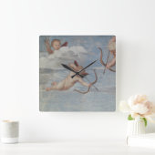 Raphael | Der Triumph von Galatea Quadratische Wanduhr (Zuhause)