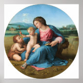 Raphael - Die Alba Madonna Poster (Vorne)