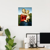 Raphael Die kleine Cowper Madonna Poster (Heimbüro)
