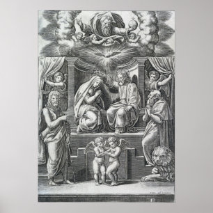 Raphael - Die Krönung der Jungfrau Poster